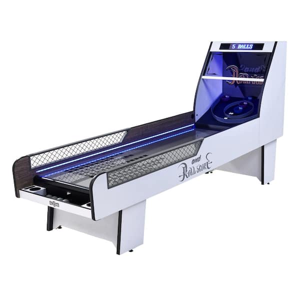 HALL OF GAMES 120 in. Roll and Score Arcade Game with Electronic Scorer and In-Rail LED Lights