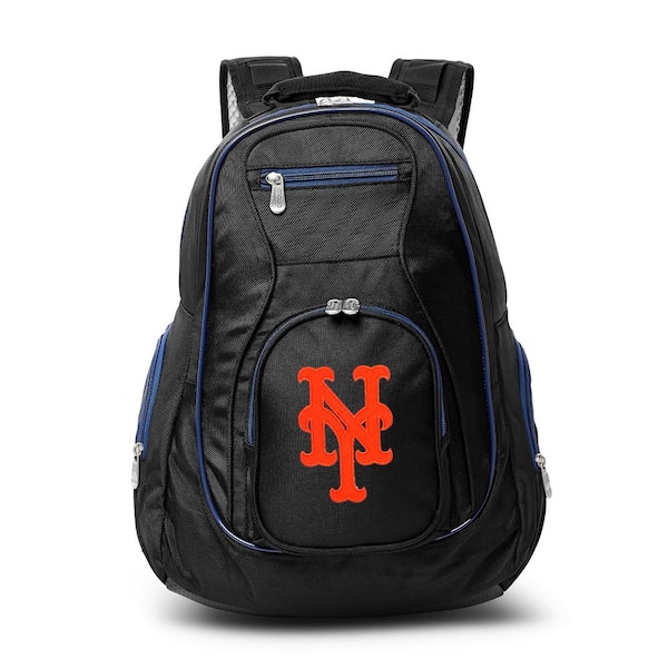 Denco MLB New York Mets 19 in. Black Trim Color Laptop Backpack MLMTL708 -  The Home Depot
