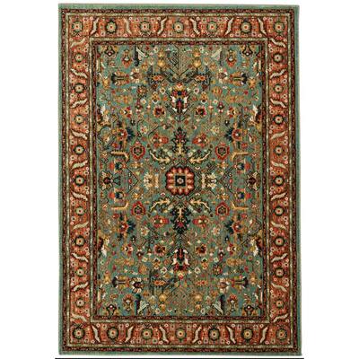 Green Area Rugs The Home Depot, What Size Rug For 3×5 Dining Table