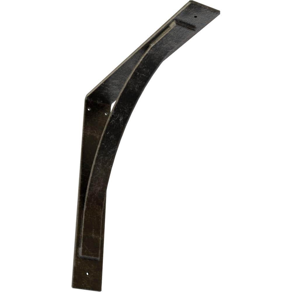 3 in. W x 20 in. H x 20 in. D Morris Antiqued Warm Silver Steel Bracket price history on PriceWatchPro