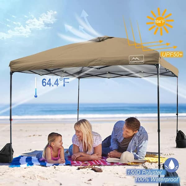 Outdoor Shade 10 ft. x 10 ft. Kihaki Pop Up Canopy Tent with