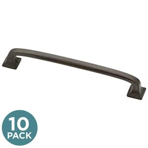 Lombard 5-1/16 in. (128 mm) Classic Soft Iron Cabinet Drawer Pulls (10-Pack)