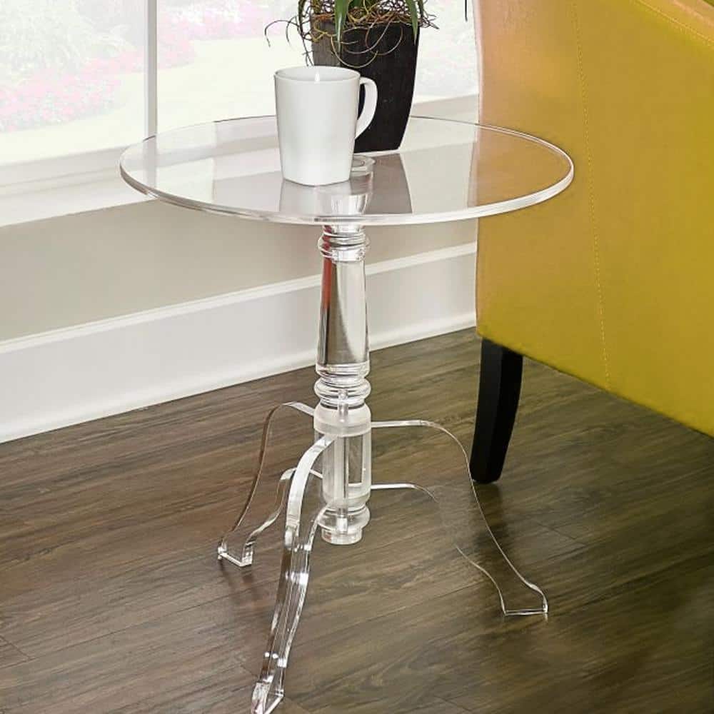 Clear Round Acrylic Sheet Tabletop Disc 16"