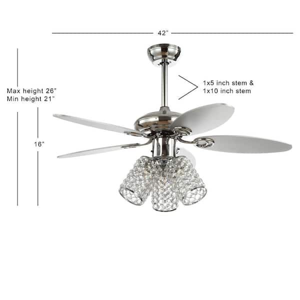 crystal ceiling fan menards