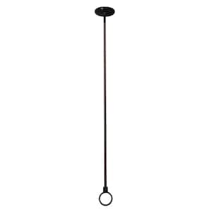 36 in. Ceiling Support with Flange in Oil Rubbed Bronze