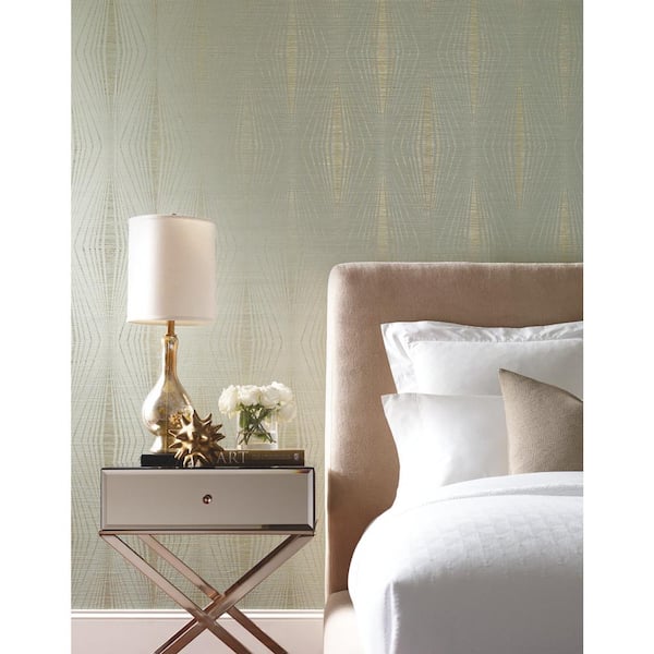 Gold Radiant Grasscloth Paper Unpasted Matte Wallpaper ( 36 in. x 24 ft.)