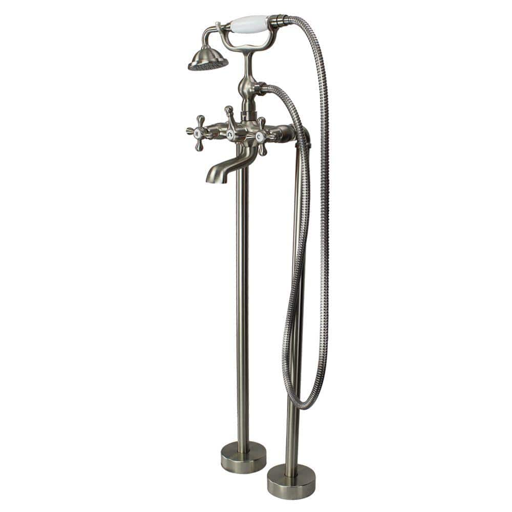 Transolid Cromwell 2Handle Freestanding Floor Mount Tub Faucet with