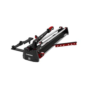 24 in. Manual Tile Cutter Double Rails Tile Cutter W/Alloy Cutting Wheel  for Porcelain and Ceramic Tiles