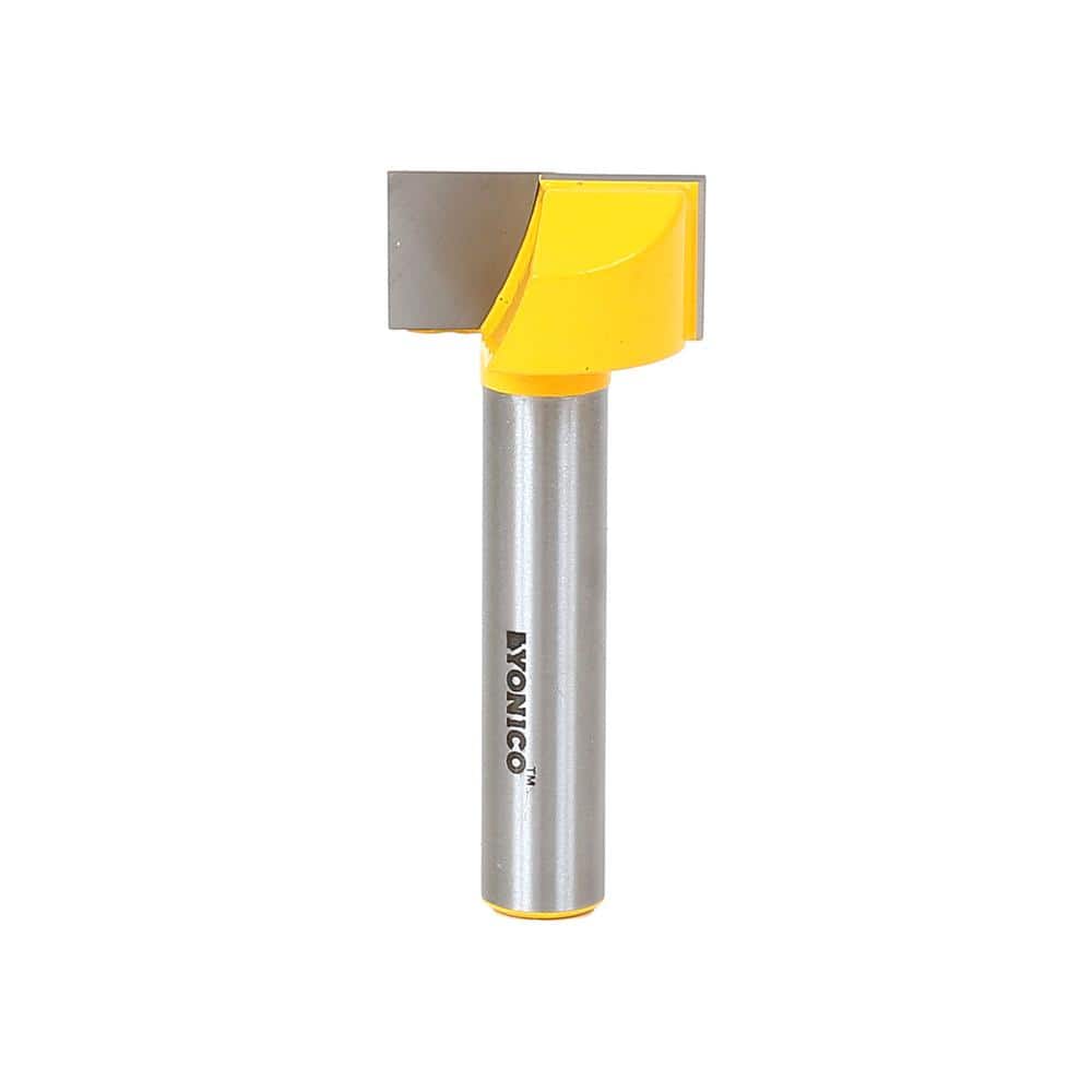 Router Bit 1-1/2'' Cutting Dia 1/4'' Shank Bottom Cleaning Surface Planing 