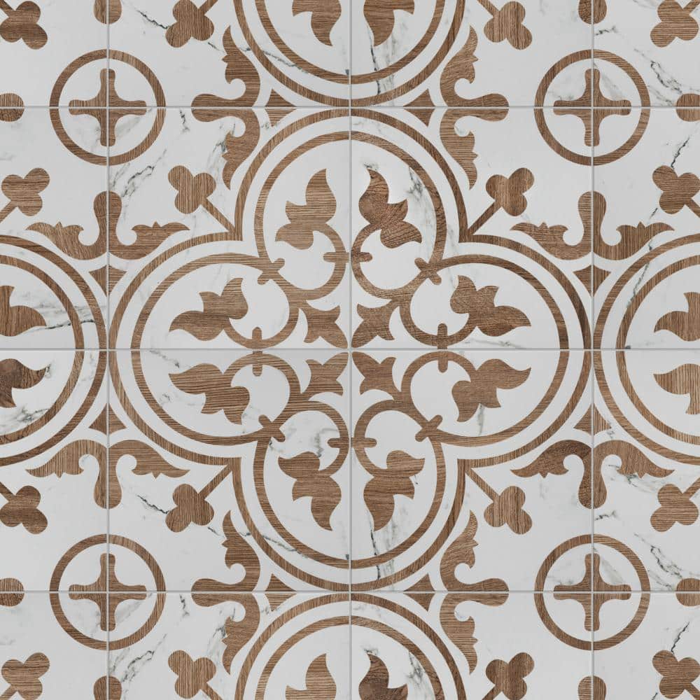 tora様 De Petrillo 44 美品　グレージュ ブラウンホワイト noce-merola-tile-porcelain-