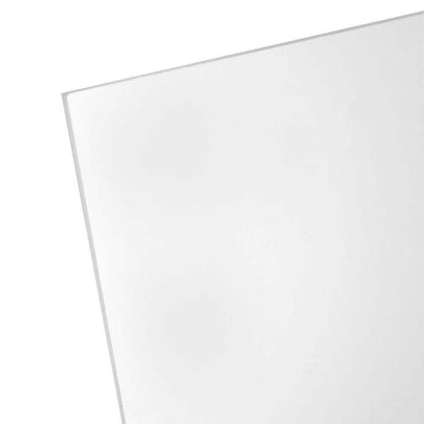 Plaskolite 8 in. x 10 in. x 0.050 in. Non-Glare Acrylic Sheet