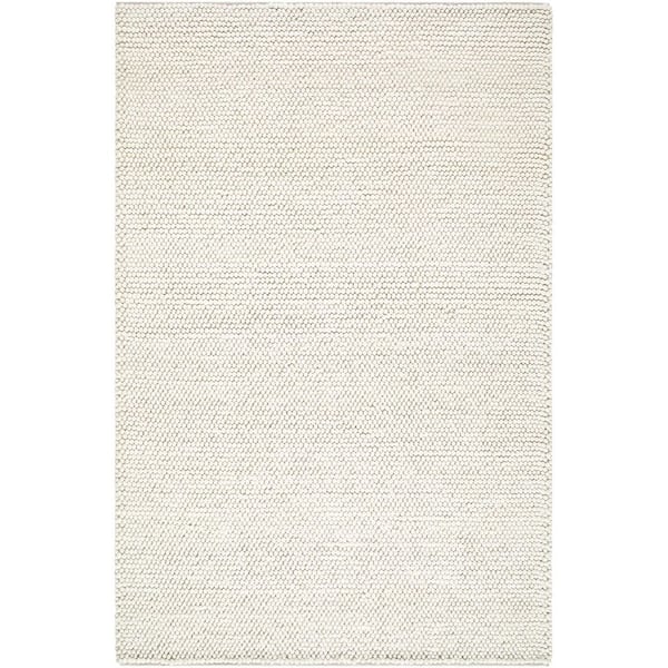 Hazar Cream Global Solid Color 5 ft. x 7 ft. 6 in. Area Rug