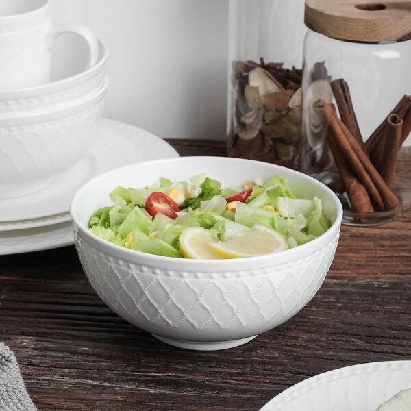 STONE LAIN Stone Lain Alexandria 32-Piece Dinnerware Set Bone