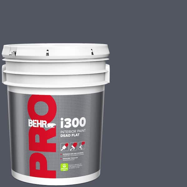 BEHR PRO 5 gal. #MQ5-06 Ball Gown Dead Flat Interior Paint