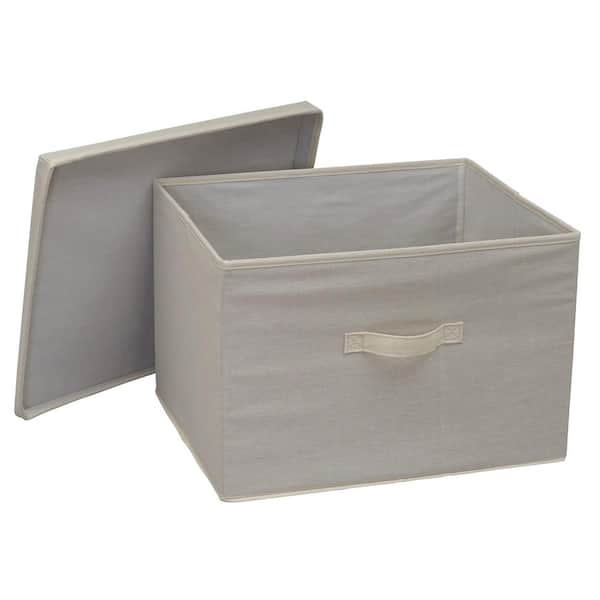 HOUSEHOLD ESSENTIALS 14.5 -Gal. Wide KD Storage Box with Lid Box