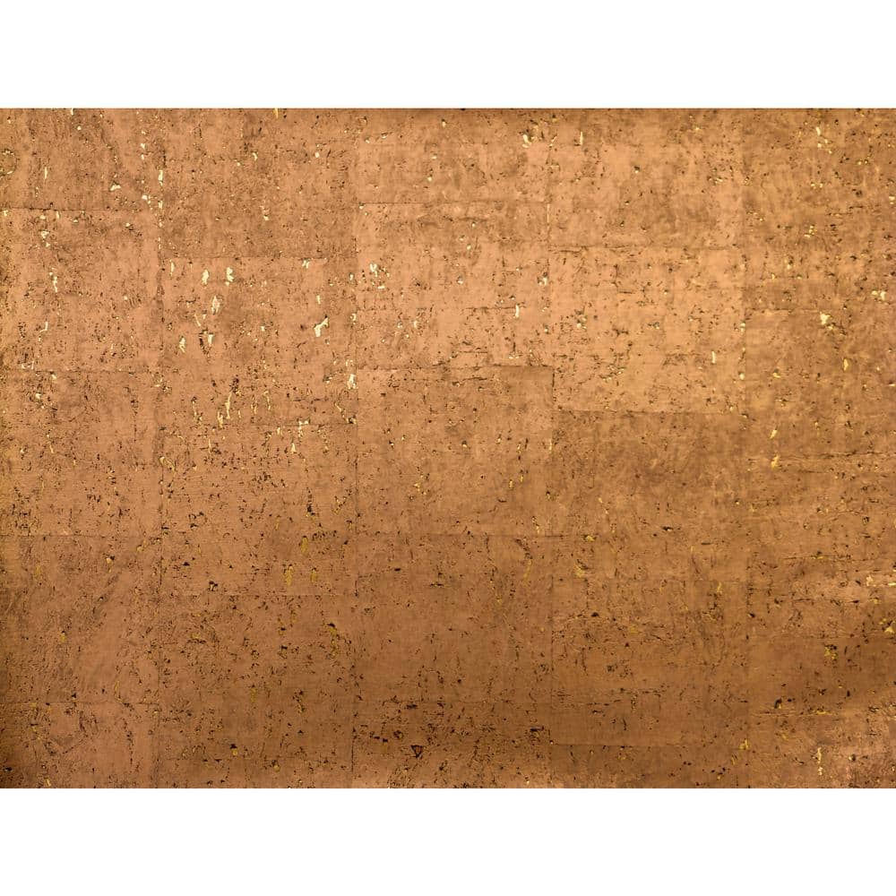 real natural cork Wallpaper wallcoverings white gold metallic textured  covering