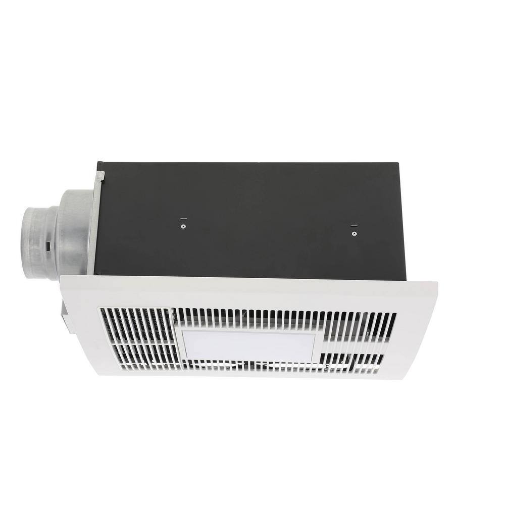 WhisperWarm White Ceiling Mount Bathroom Fan with Heater and LED Light