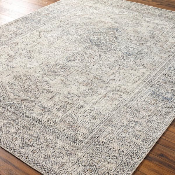 Becki Owens Margot Light Grey Oriental 4 ft. x 6 ft. Indoor Area Rug