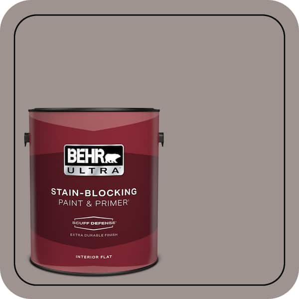 BEHR ULTRA 1 gal. #N140-4 Tavern Taupe Extra Durable Flat Interior Paint & Primer