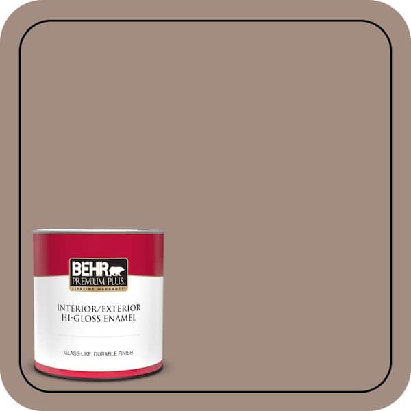 BEHR PREMIUM PLUS 1 qt. #770B-5 Country Club Hi-Gloss Enamel Interior/Exterior Paint & Primer