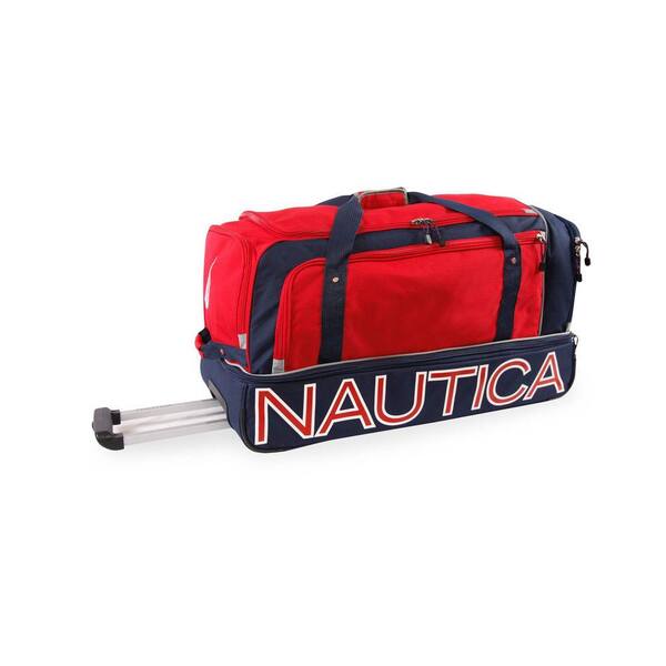 Nautica NT SUBMARINER 30 in. ROLLING DUFFEL - RED/NAVY NT-WD-X330
