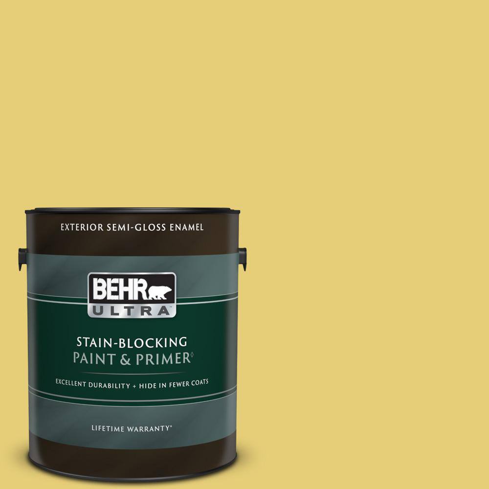 BEHR ULTRA 1 gal. P3205 Green Papaya SemiGloss Enamel Exterior Paint