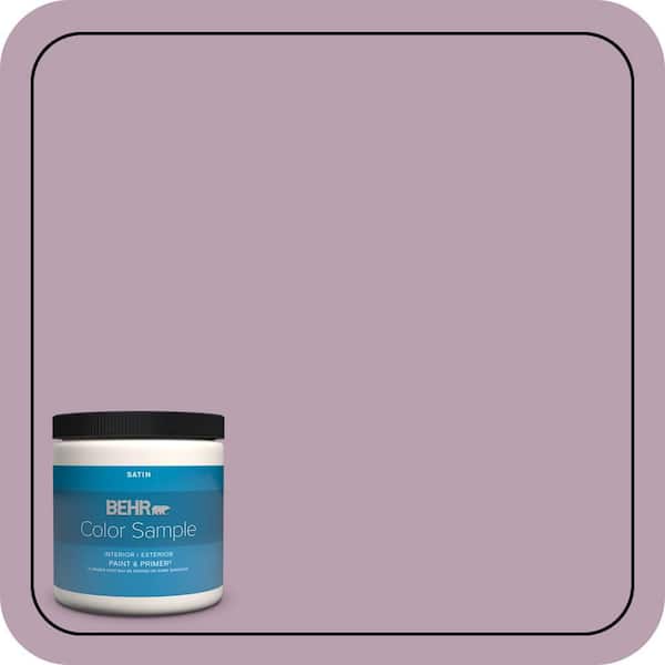 BEHR PREMIUM PLUS 8 oz. #S110-4 Highland Thistle Satin Enamel Interior/Exterior Paint & Primer Color Sample