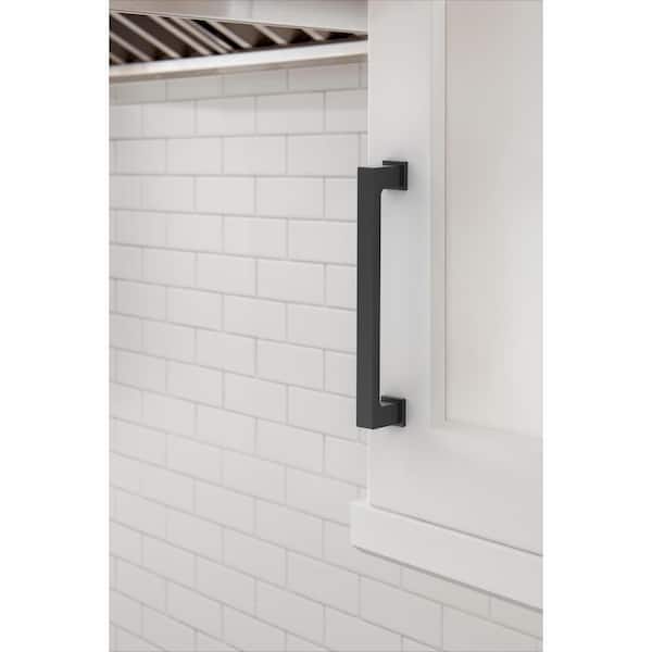 10-Pack Bridgeport 5-1/16 in.  128mm  Traditional Matte Black Bar Cabinet Pulls