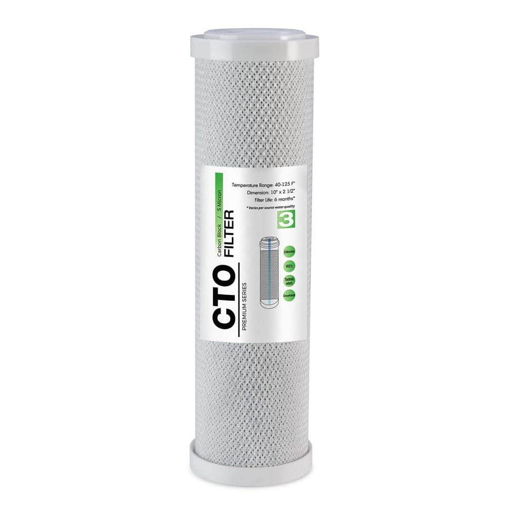 FC15US Universal High Capacity Carbon Block CTO Replacement Water Filter Cartridge for Reverse Osmosis RO System price history on PriceWatchPro