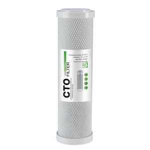 FC15US Universal High Capacity Carbon Block CTO Replacement Water Filter Cartridge for Reverse Osmosis RO System