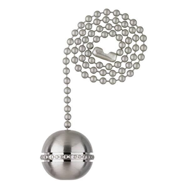 Westinghouse Brushed Nickel Beaded Ball Pull Chain