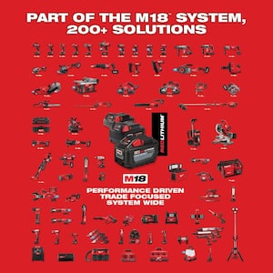 M18 FUEL 18V Lithium-Ion Brushless Cordless 1 in. and 1/2 in. Impact Wrench with Friction Ring (2-Tool)