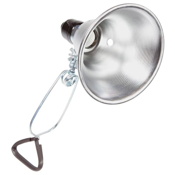 HDX 75-Watt Incandescent Clamp Light with 5 1/2 in. Shade
