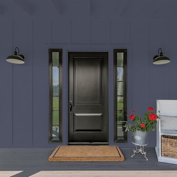 ★Individual paint★ Glidden Premium 1-gal. Black Flame PPG1043-7 Semi-Gloss Exterior