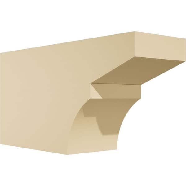 Ekena Millwork Standard Monterey 5 in. W x 8 in. H x 16 in. D Signature Urethane Rafter Tail Outlooker