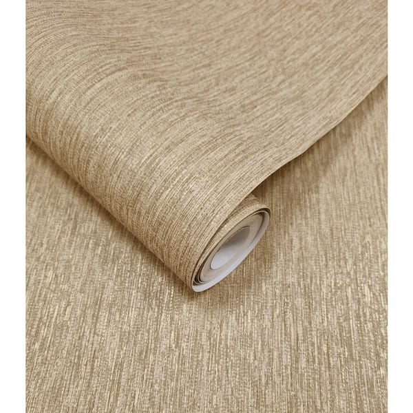Walls Republic Gold/Rust Wicker Weave Textured Wallpaper Print Non-Woven Non-Pasted Textured Wallpaper 57 sq. ft.