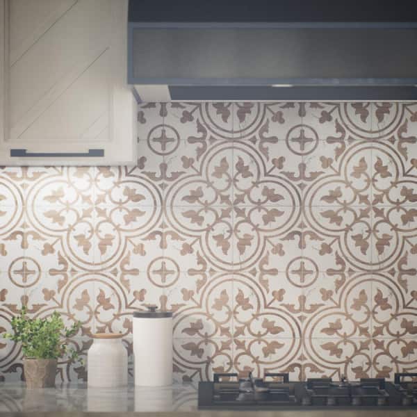 Llama Arte Loire Silver 9-3/4 in. x 9-3/4 in. Porcelain Floor and Wall Tile (10.88 sq. ft./Case) Llama Arte Loire Silver 9-3/4 in. x 9-3/4 in. Porcelain Floor and Wall Tile (10.88 sq. ft./Case)
