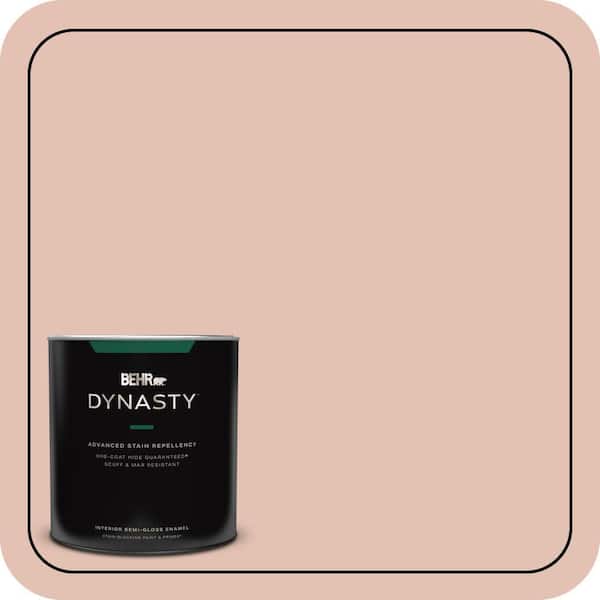 BEHR DYNASTY 1 qt. #S180-2 Sunwashed Brick Semi-Gloss Enamel Interior Stain-Blocking Paint & Primer