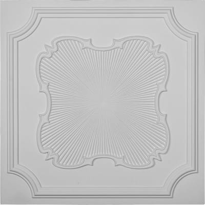 Ekena Millwork CT24X24NI Ceiling Tile Factory Primed White Ekena Millwork CT24X24NI Ceiling Tile Factory Primed White