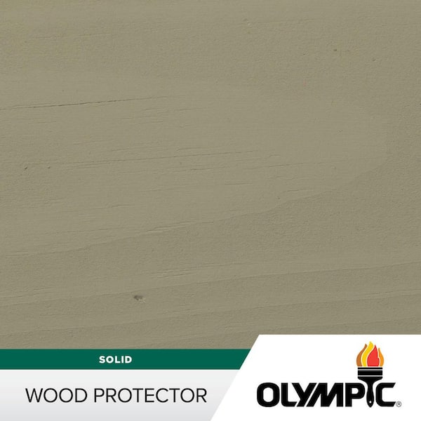 Olympic Wood Protector 1 gal. SC-1040 Heritage Gray Exterior Solid Stain Plus Sealer in One