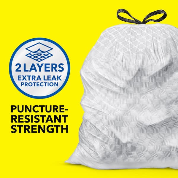 13 Gal. Tall Kitchen Drawstring Febreze Lavender Odor Shield Trash Bags (40-Count)