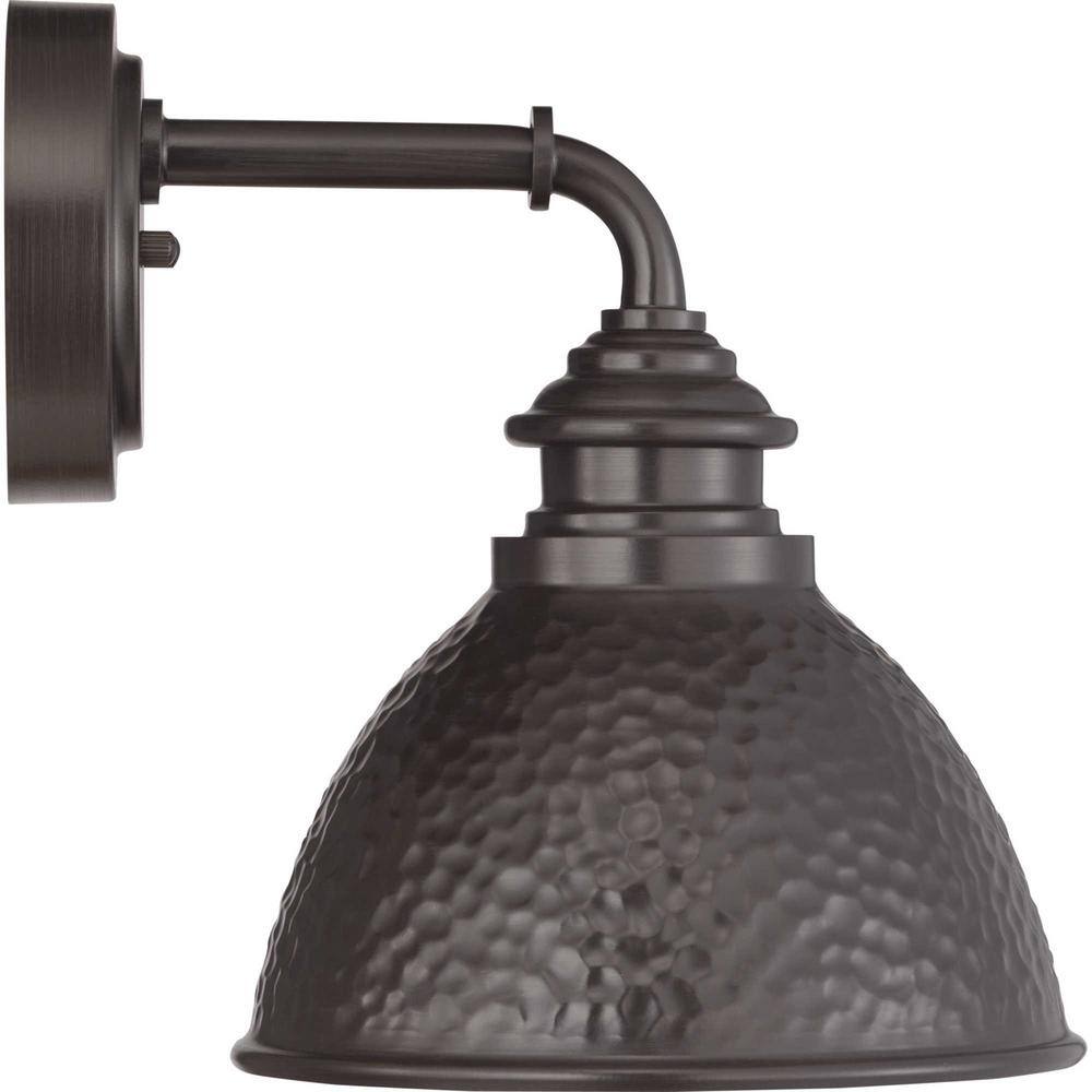 Antique Bronze Hammered Copper Small Wall Lantern