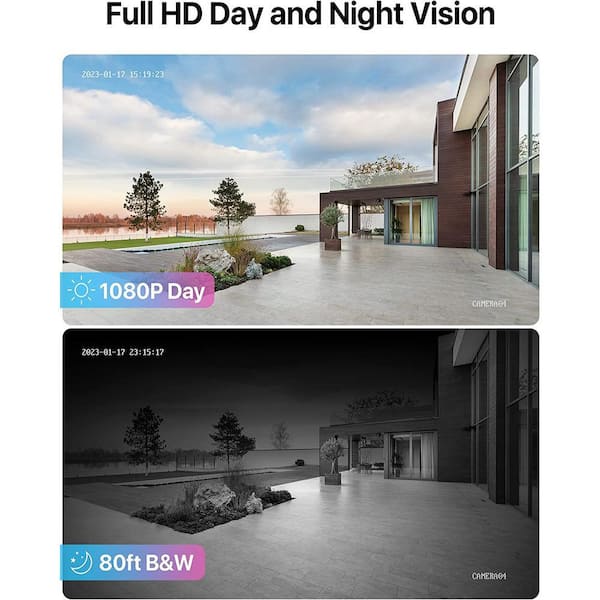 ZOSI 16-Channel 1080P Wired 2TB DVR Security Camera System with 8
