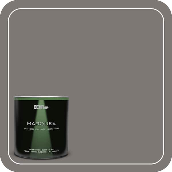 BEHR MARQUEE 1 qt. #790F-5 Amazon Stone Semi-Gloss Enamel Exterior Paint & Primer