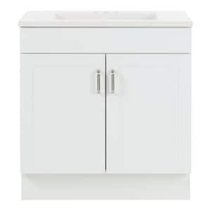 White - Bathroom Vanities - Bath - The Home Depot