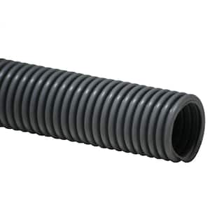 1.25 in. x 50 ft. Non-Insulated Flexible PE Flex Vaculoop Gray Vacuum Hose