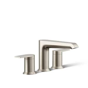 Hint 2-Handle Tub Faucet in Vibrant Brushed Nickel (Valve Not Included)