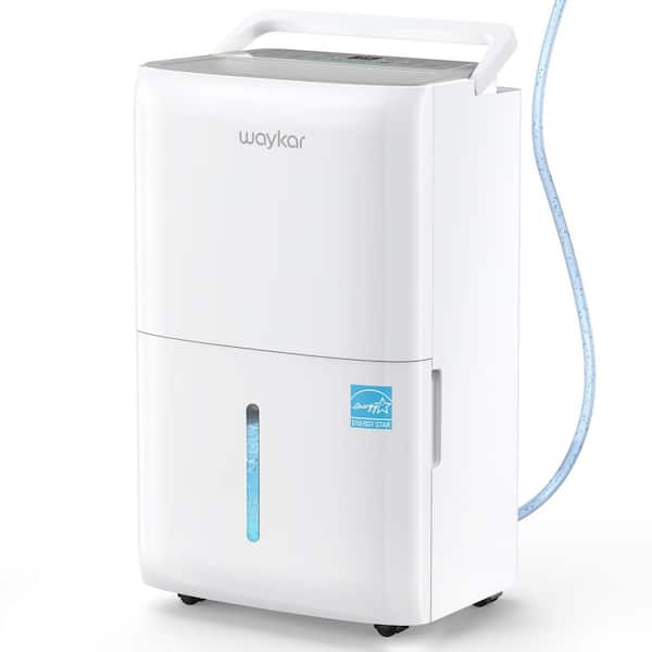 150 pt. 7,000 sq. ft. Energy Star Dehumidifier with Pump and Bucket for Basement or Garage with Auto Restart in White