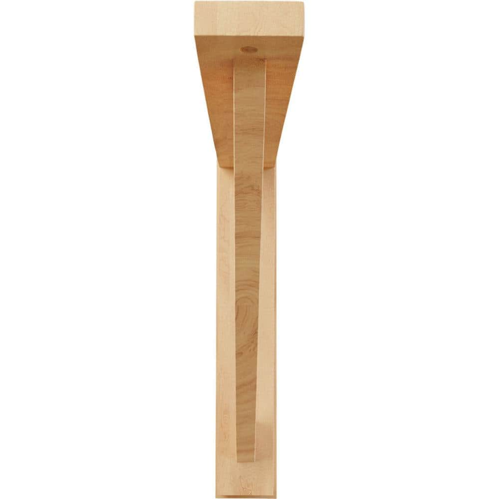 Red Oak 14.25" Traditional Wood Corbel Bracket