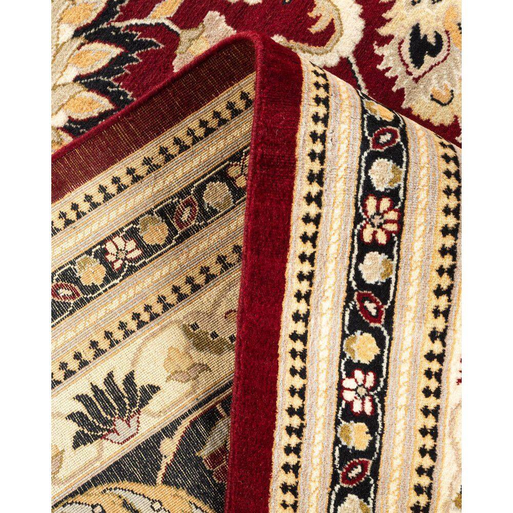 Hand-Knotted Red Wool Traditional 8' x 10' Area Rug